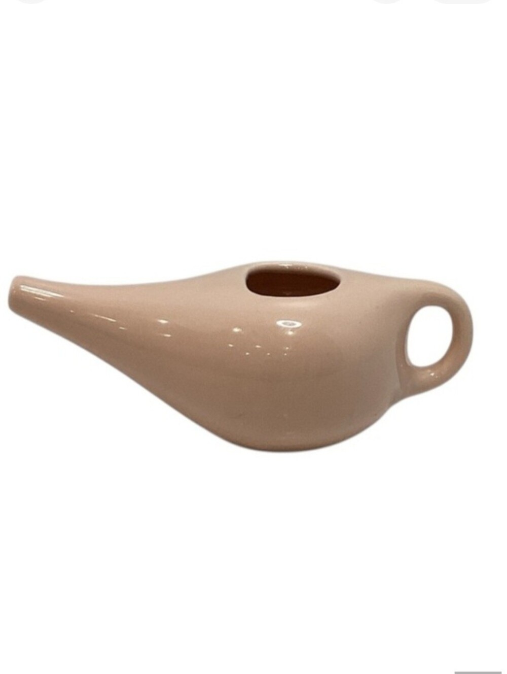 💚 Ceramic Dusty Rose Neti Pot